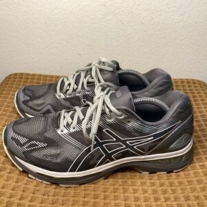 ASICS Gel Nimbus 19 Running Shoes Mens Size 8.5 4E WIDE Silver Gray White T702N